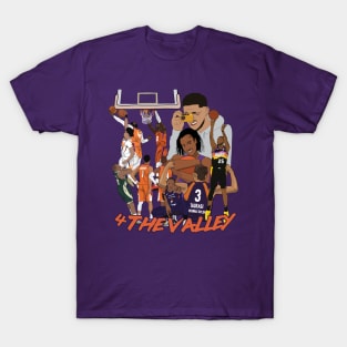 Phoenix Basketball 4 The Valley Suns Mercury Booker Taurasi T-Shirt